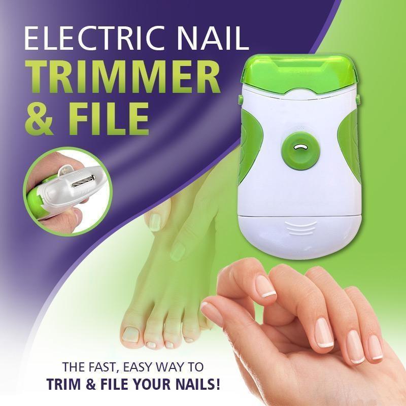 electric nail trimmer and nail file